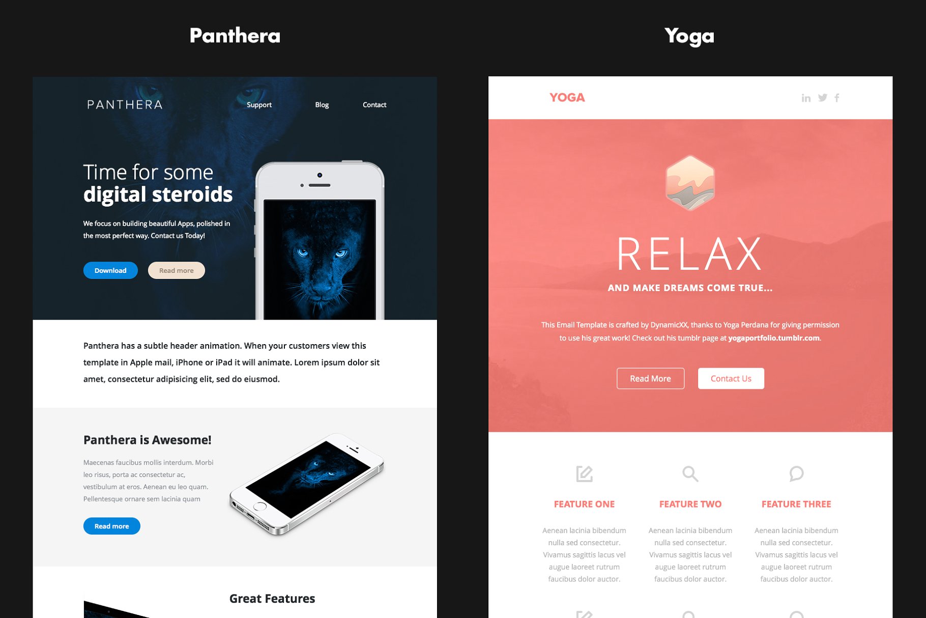 电子邮件广告促销营销EDM模板 Combo#2 – B1+B3 – 14 Email Templates插图(3)