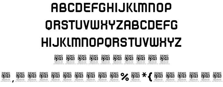 Mini clave DEMO font插图6