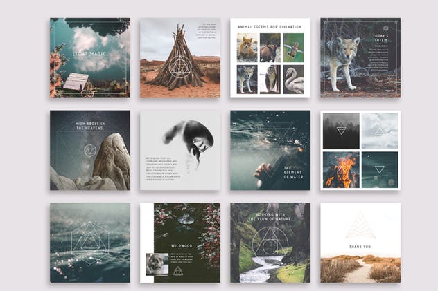 美丽多用途易用Pinterest模板素材库精选 LUMINA Pinterest Pack插图(3)