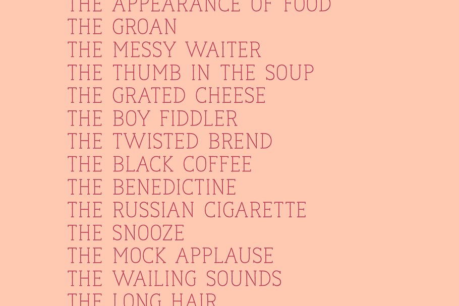纯真舒适的手写衬线英文字体  Naive Line Font Pack插图(8)