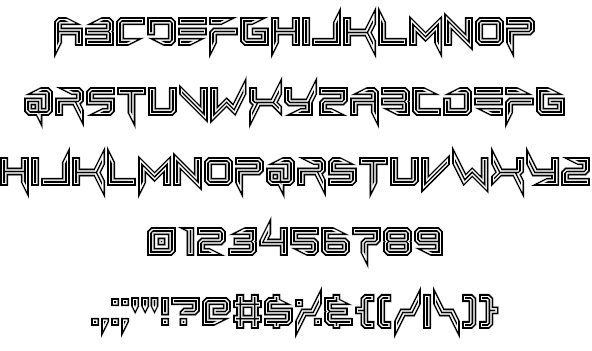 Lethal Injector font插图2