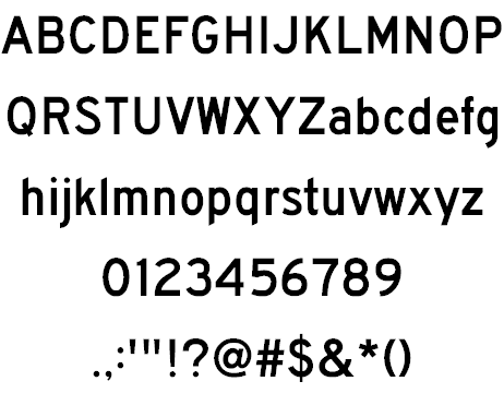 BywayD font插图1