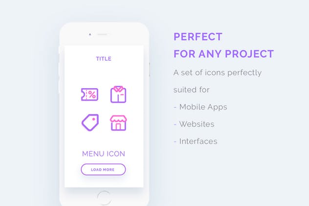 电子商务网站设计图标集 UICON E-Commerce Online Shop Icons插图(5)