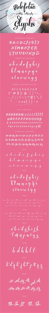 Adefebia Free Font插图