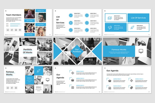 企业宣传介绍PPT制作设计模板 Business Powerpoint Presentation插图(3)