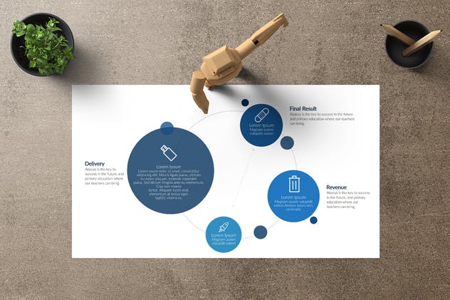 创新创业项目投融资计划PPT幻灯片模板 OSAKA Powerpoint Template插图(5)