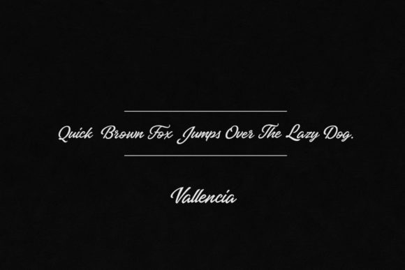 Vallencia Font插图1