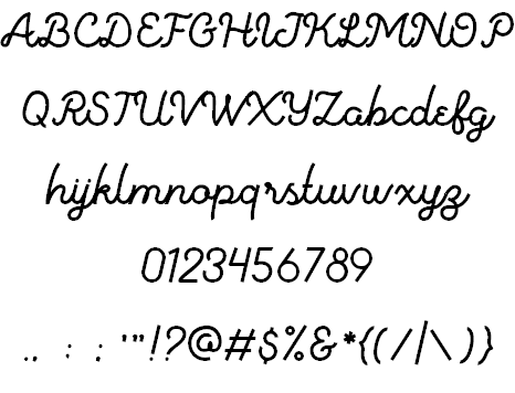 Vanillate font插图2