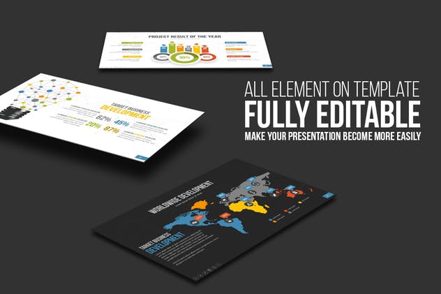 多行业适用多用途企业PPT幻灯片设计模板 Available PowerPoint Template插图(3)
