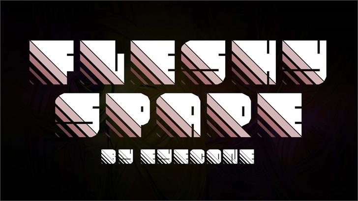 Fleshy Spare font插图1