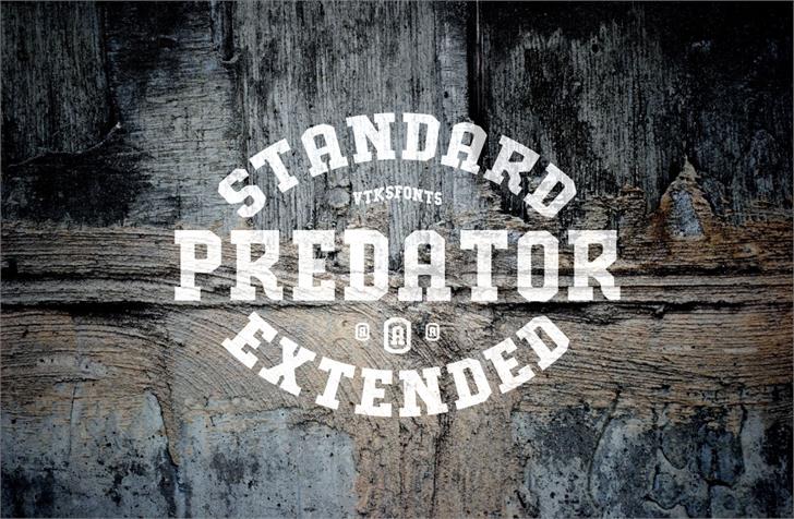 VTKS PREDATOR font插图