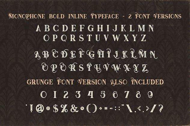 复古风格衬线英文字体合集下载 5 Fonts Bundle 4插图(15)