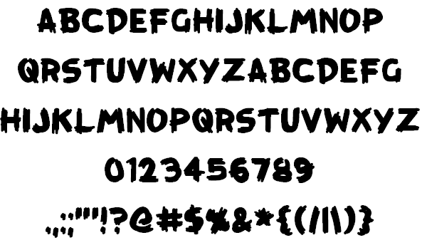 KreepTown font插图1 KreepTown font插图1