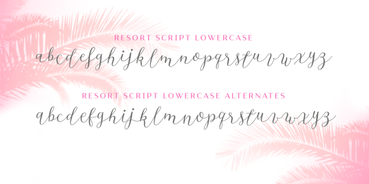 Resort Font Family插图8