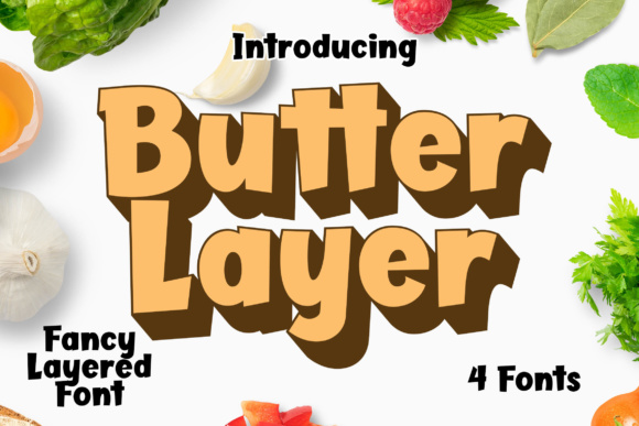 Butter Layer Font插图