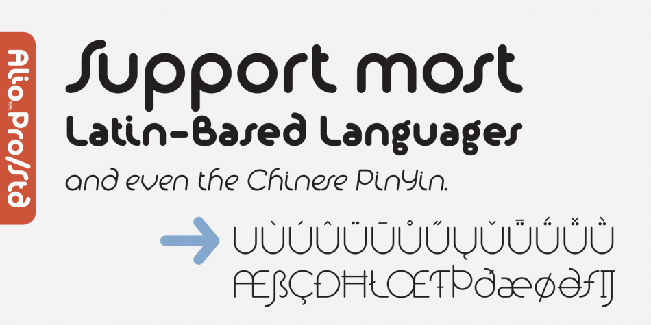 Alio Pro Font Family插图1