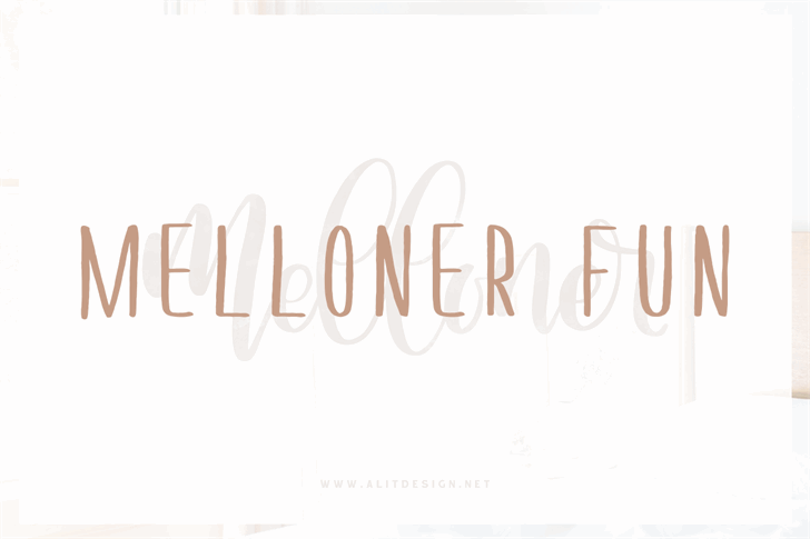 Melloner Fun font插图 Melloner Fun font插图