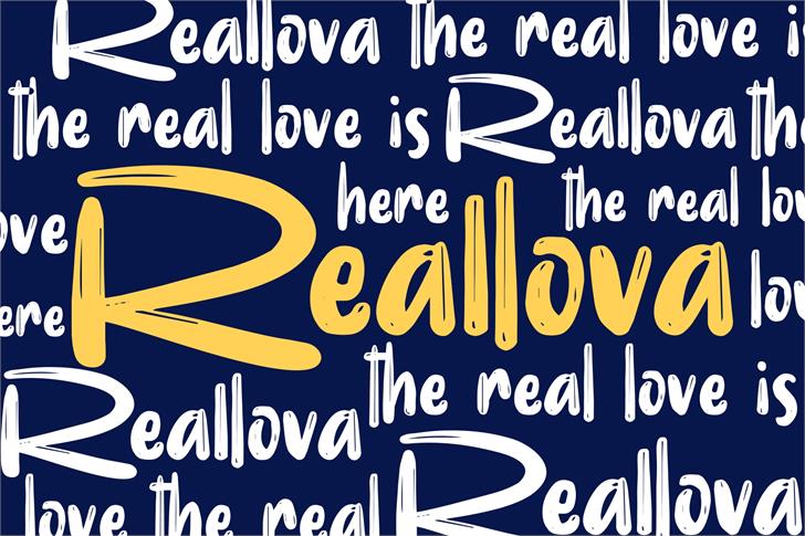 Realova font插图 Realova font插图