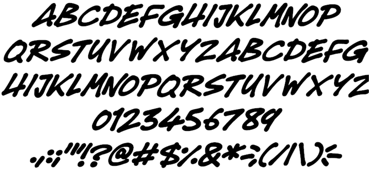 Super Tasty font插图2