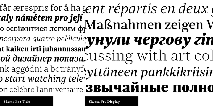 Skema Pro Display Font Family插图6
