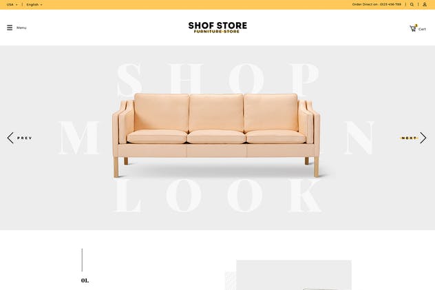 创意家居电商网站HTML模板素材库精选 Shofstore – eCommerce HTML5 template插图(3)