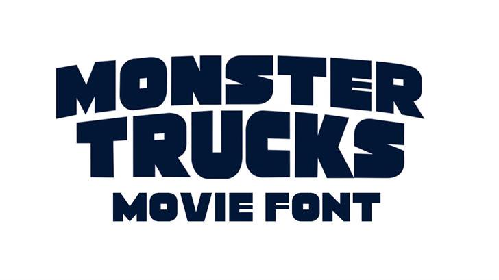Monster Trucks font插图