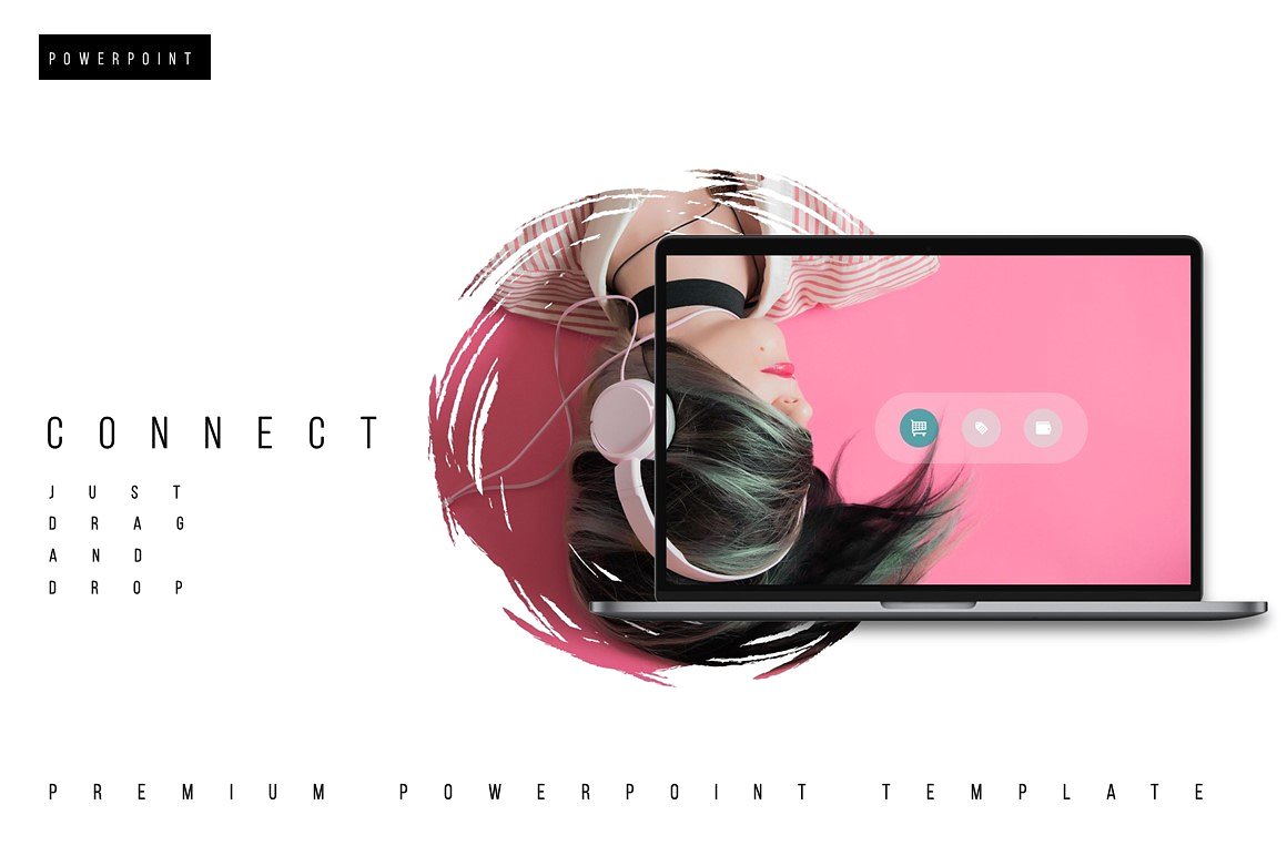 CONNECT Premium时尚极简的产品演示PPT模板下载[pptx]插图