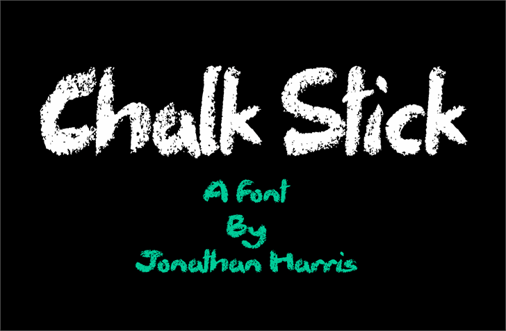 Chalk Stick font插图