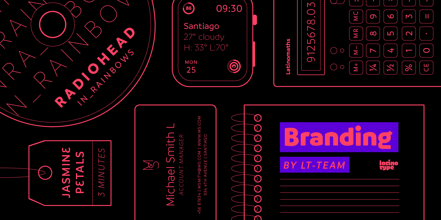 现代无衬线英文字体 Branding Family插图(21)