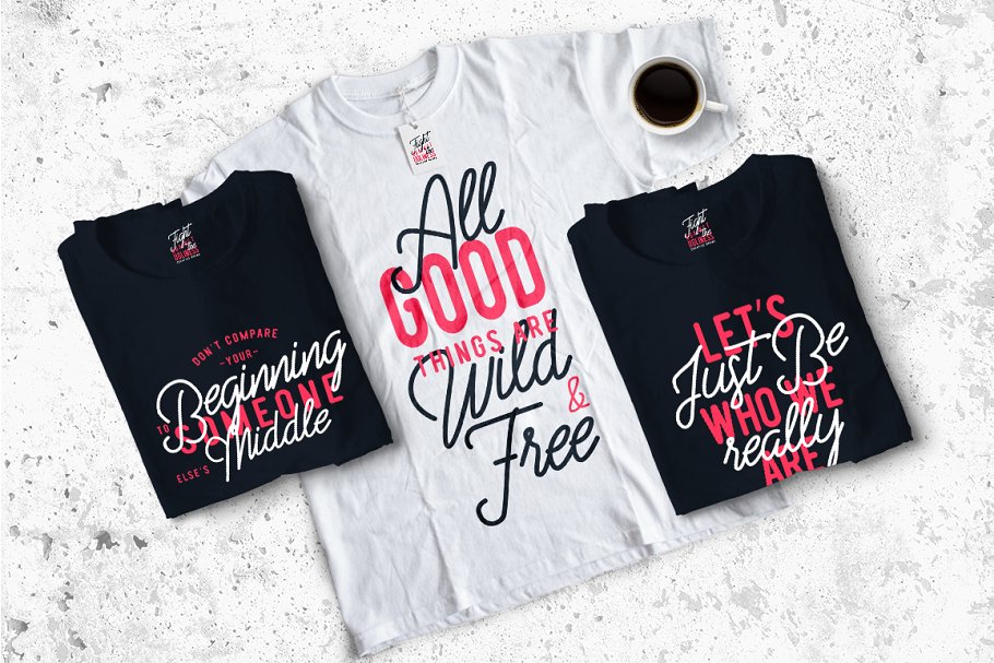 Logo设计和排版手写英文无衬线字体 Struggle More – Script & Sans Font插图(1)