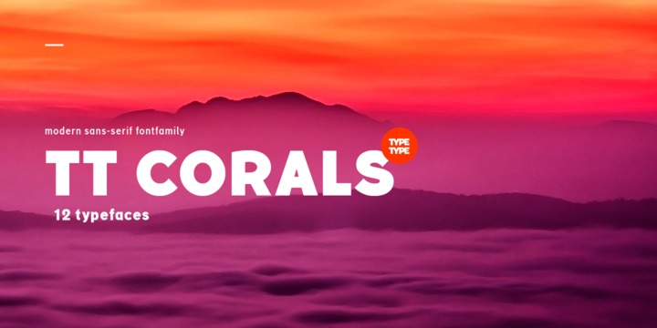 现代人文主义无衬线字体 TT Corals Font Family插图