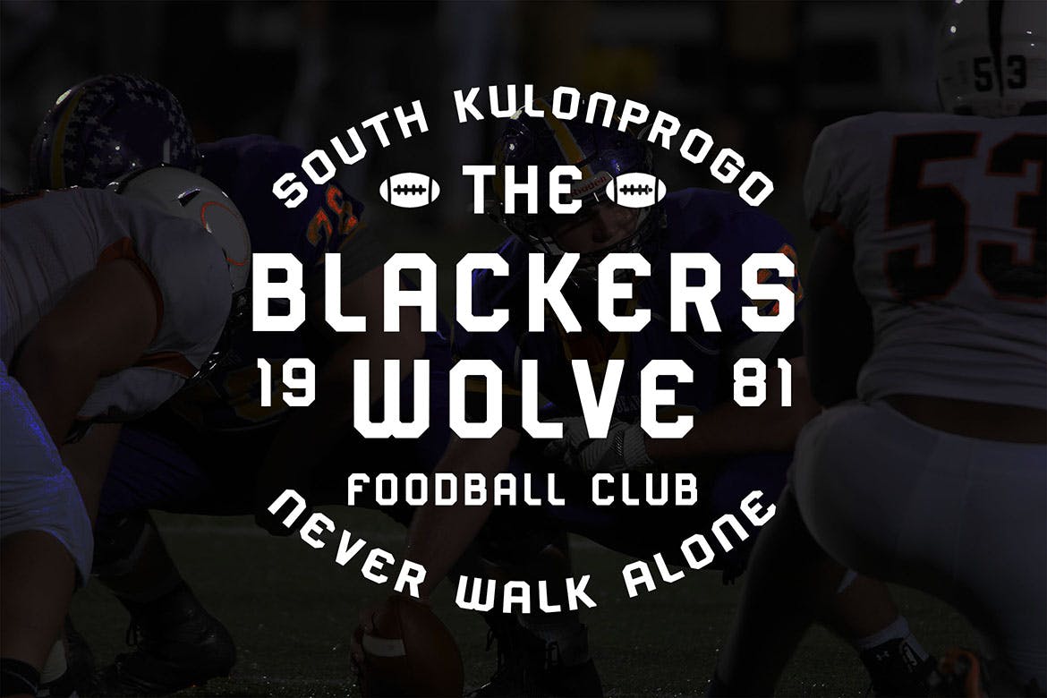 棱角分明运动风格无衬线英文字体 Sporter – Sporty Display Typeface插图(2)