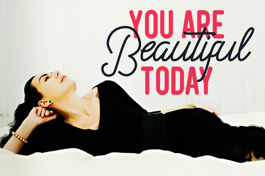 Logo设计和排版手写英文无衬线字体 Struggle More – Script & Sans Font插图(5)